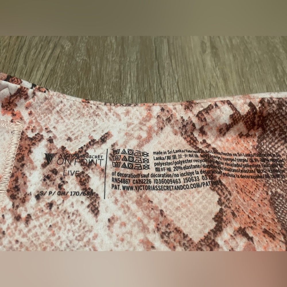 Victorias Secret Pink Snake Print Leggings_S - Picture 3 of 5